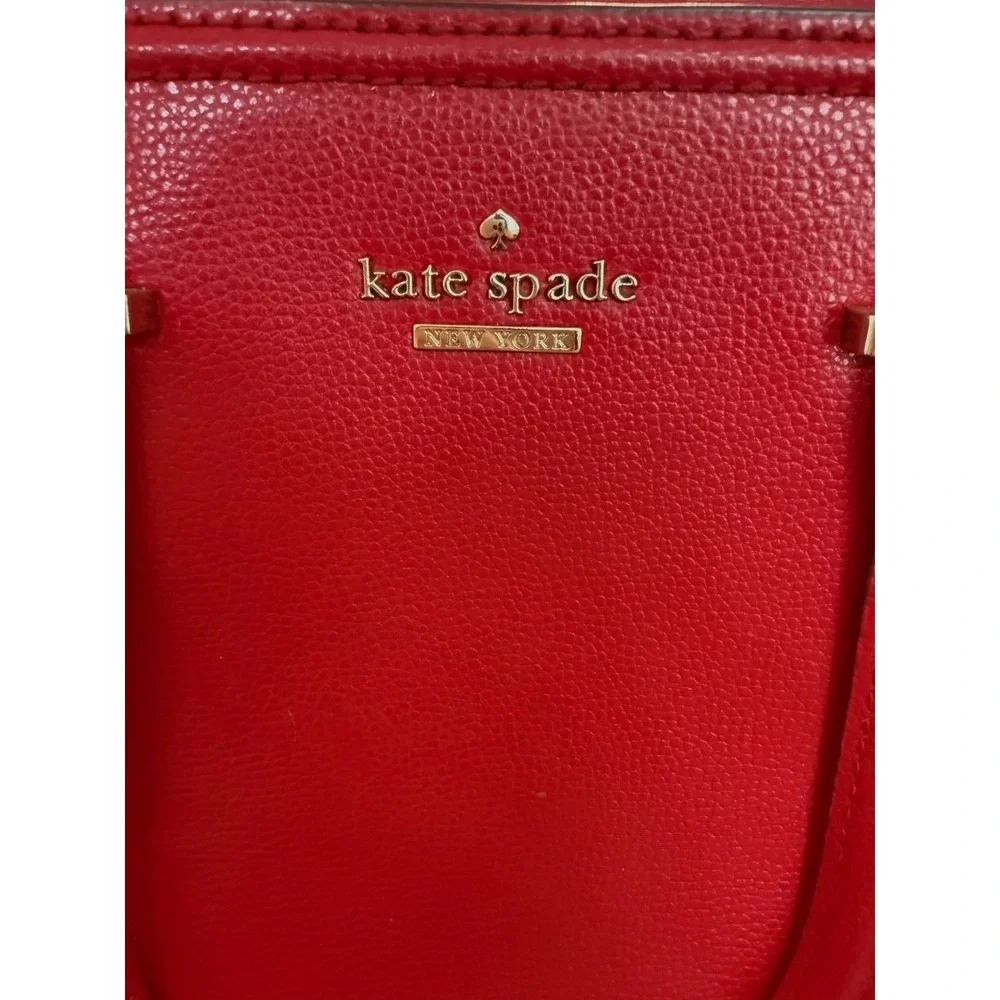 Kate Spade New York Patterson Drive Dome Satchel Crossbody/Handle RED
